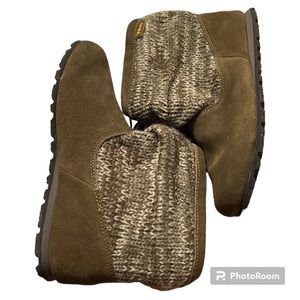 Teva Women's Mush Atoll Slouch Ankle Boots Dark Olive Size 6